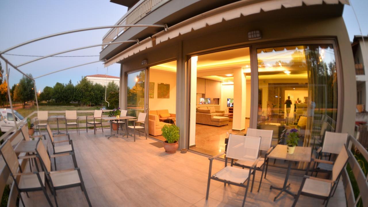 Galaxy Hotel Loutra Ipatis Bagian luar foto
